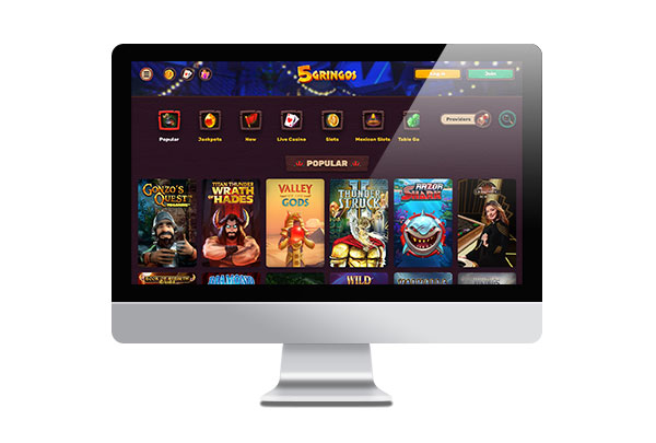 5 Gringos Casino Desktop
