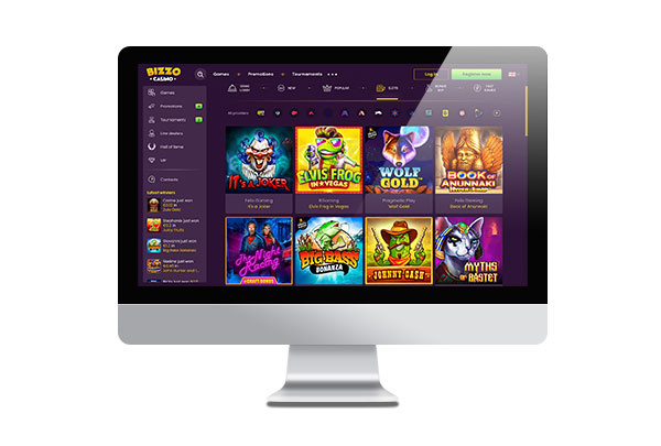 Bizzo Casino Desktop